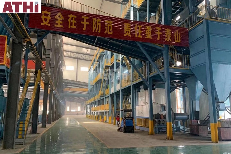 青岛（中国）股份有限公司官网重工粘土砂处理生产线